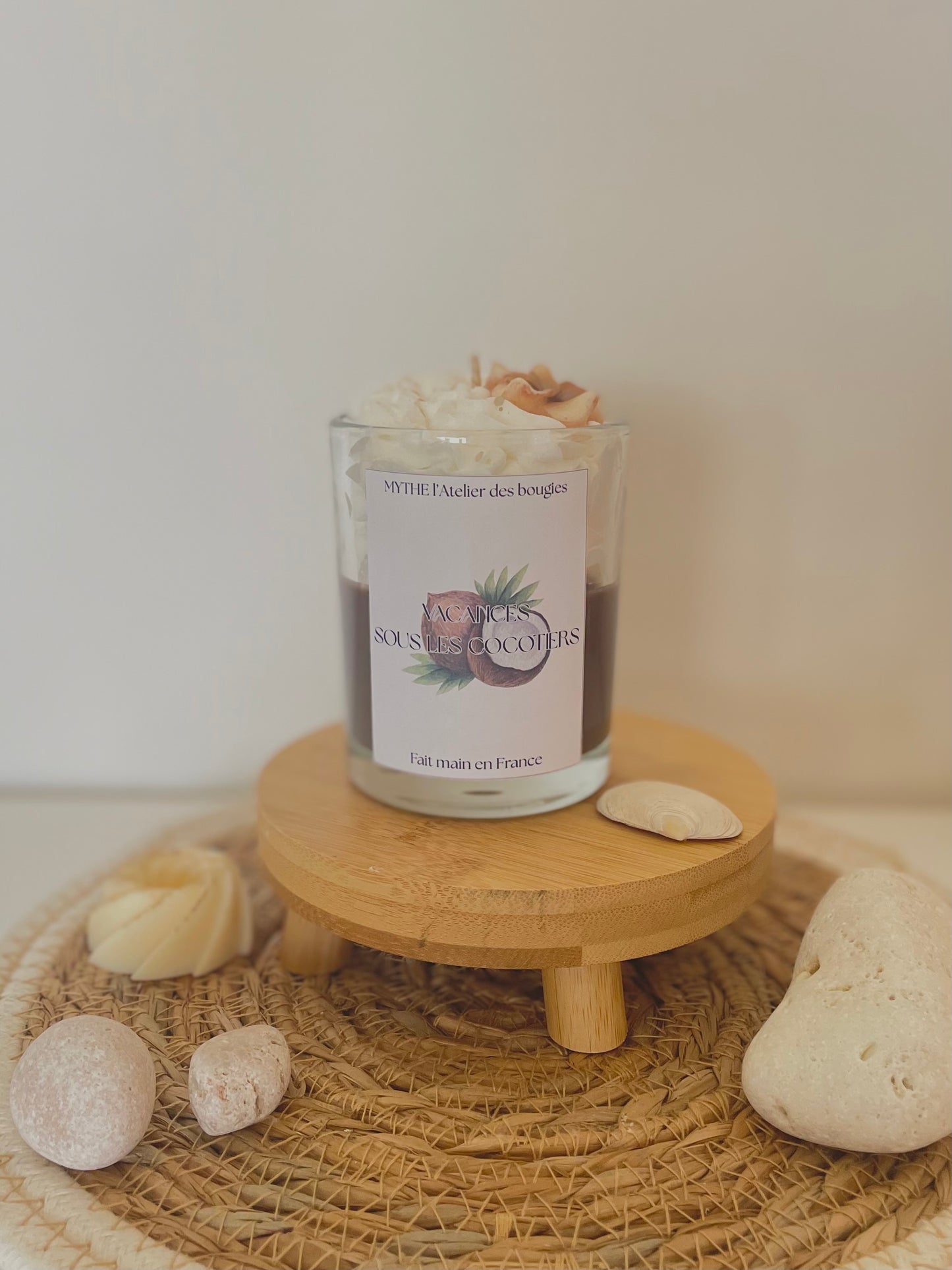 Bougie Vacances sous les cocotiers