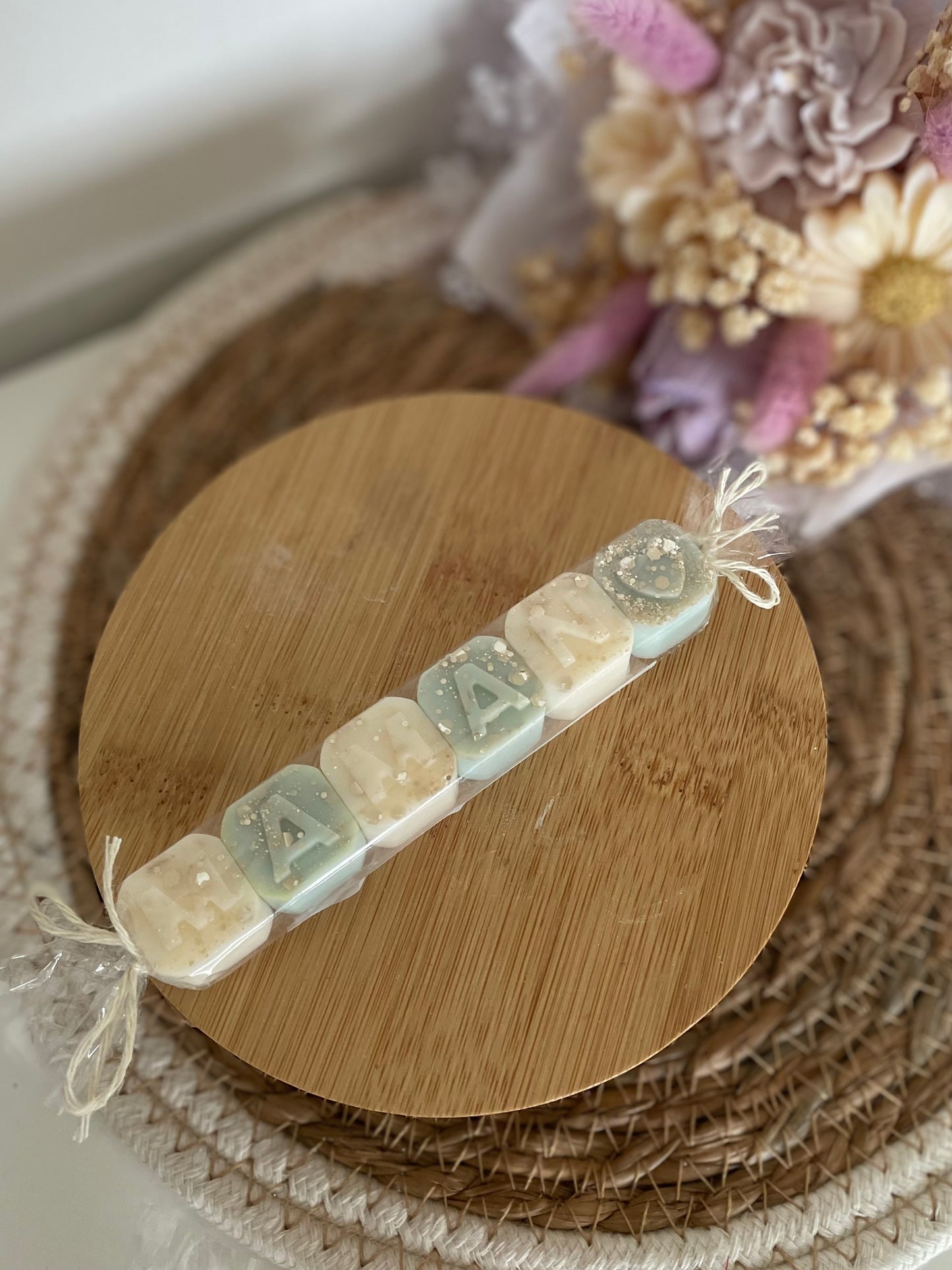 Fondants « maman » bleu pastel