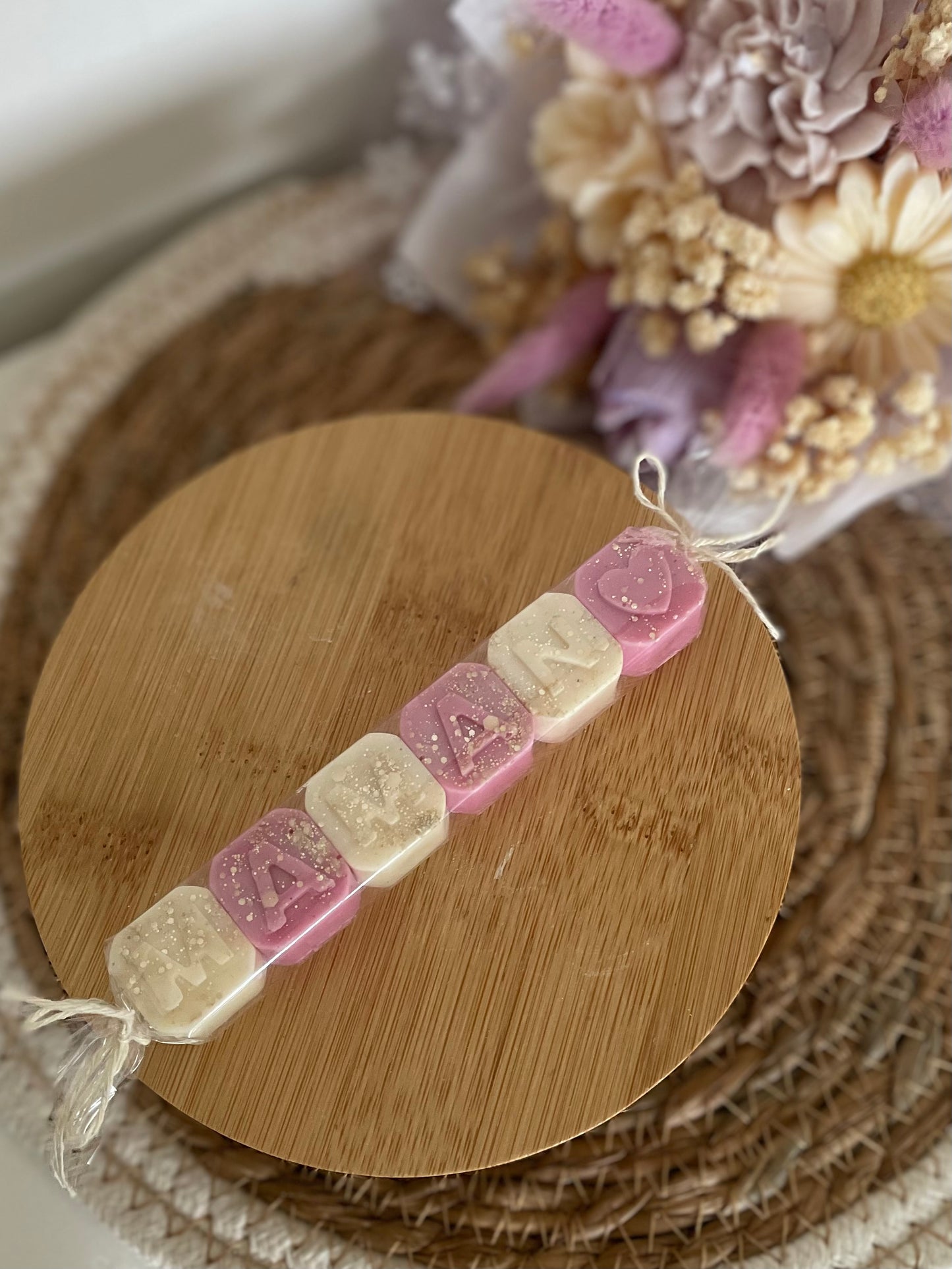 Fondants « maman » rose