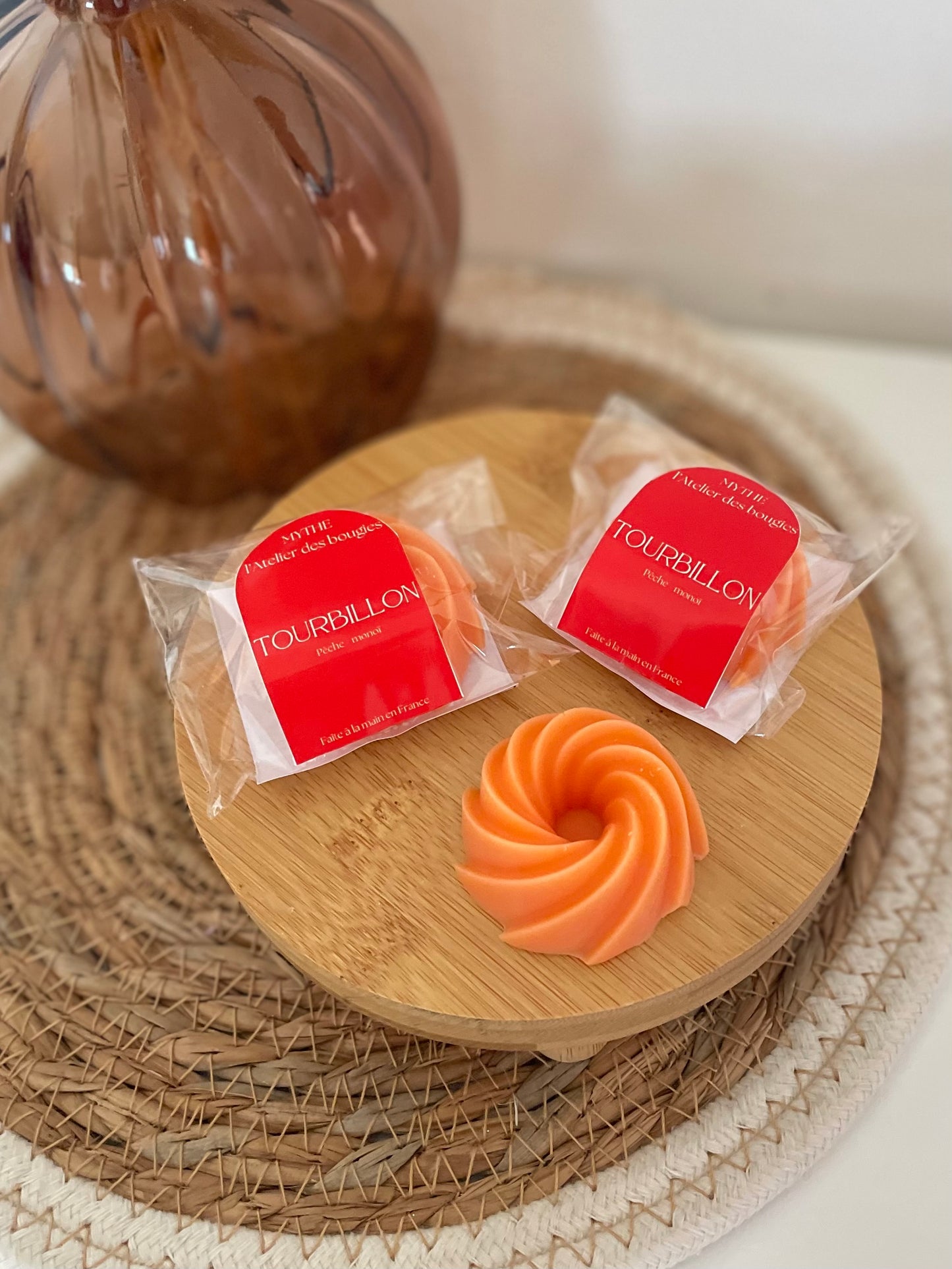 Fondant pêche-monoï
